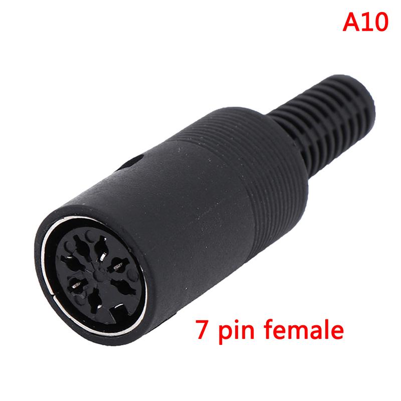 DIN Plug Socket Connector 3/4/5/6/7/8 PIN Male/Female Chassis Cable Mount