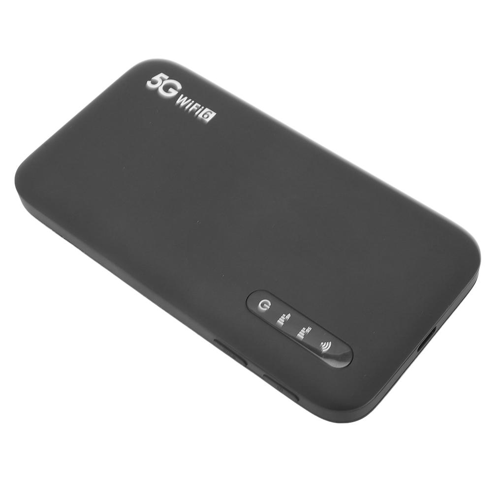 5G Mobile Hotspot WiFi 6 Portable Router with SIM Card Slot for Home and Travel Use Support 16 Devices 6100mAh Battery