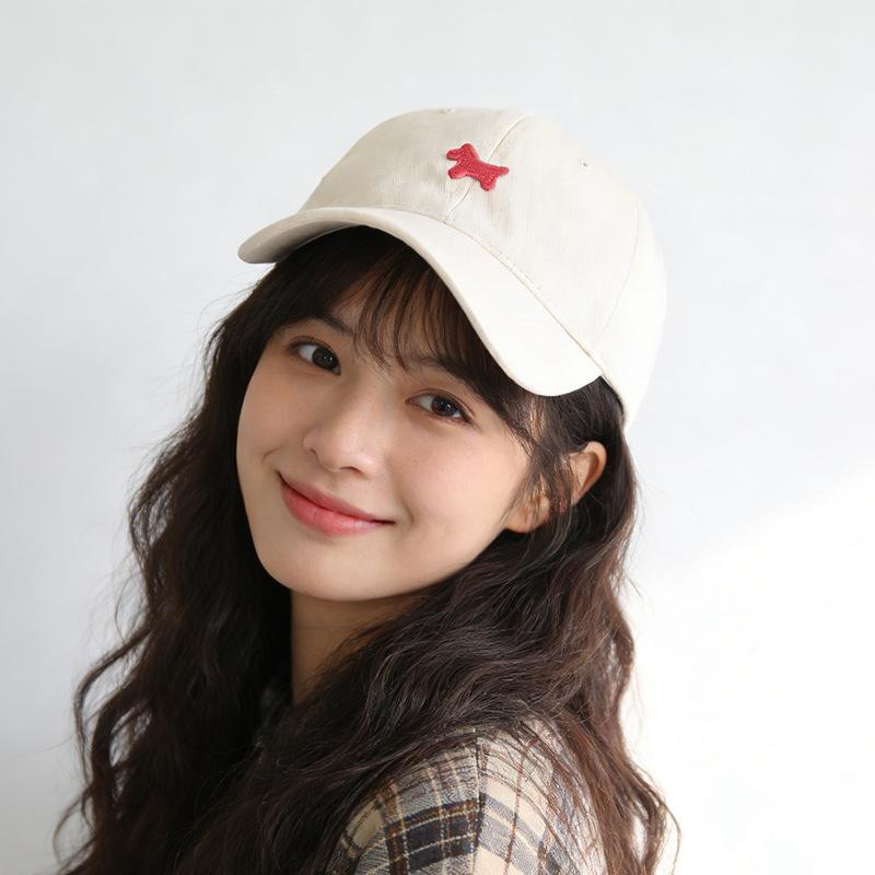 Baseball cap Women's wide brim shows the face Small versatile sun hat Japanese high-quality casual cap