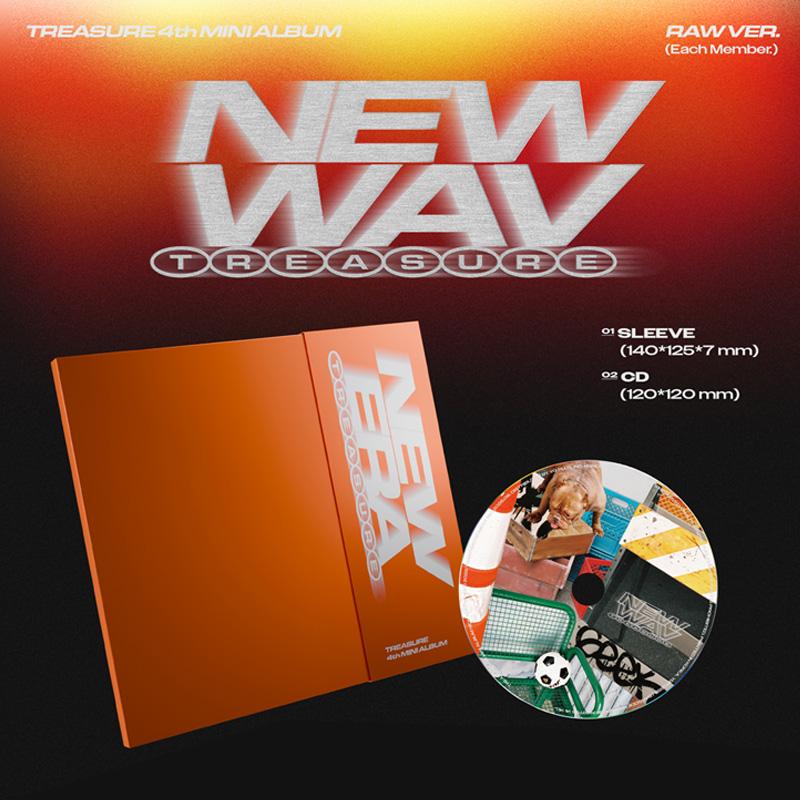 TREASURE 4-й мини-альбом NEW WAV RAW VER.