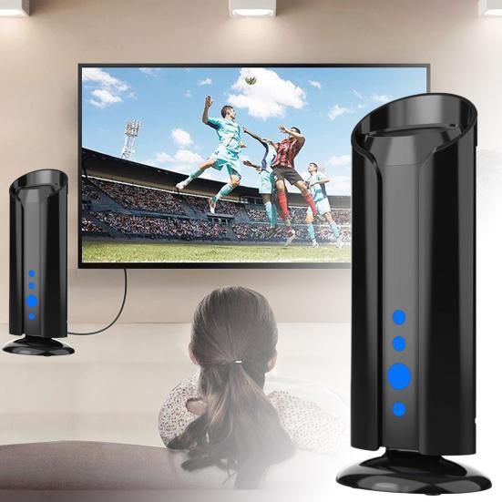 ТВ-антенна 450+ миль, комнатная 4K HDTV антенна с мощным усилителем и усилителем сигнала, цифровая антенна для Smart TV и традиционного ТВ