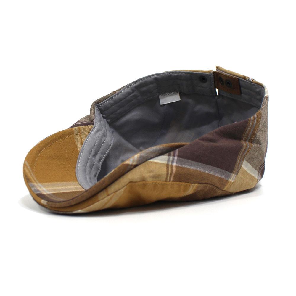 Хлопковый берет в клетку для отдыха, английская кепка вперед, мужская шляпа с утиным язычком, осенне-зимняя шляпа в стиле ретро, ​​кепка газетчика