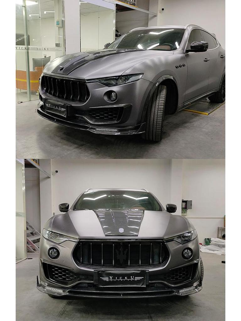 Maserati Levante Карбоновый Сплиттер, Диффузор, Расширители, Панели, Дефлекторы, Спойлер на Капот и Крышу