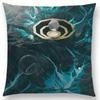 Новейшая d Печать Сюрреалистичный Мир Удивительный Пейзаж Наволочка Металлическая Скульптура Диван Декоративная Подушка Чехол