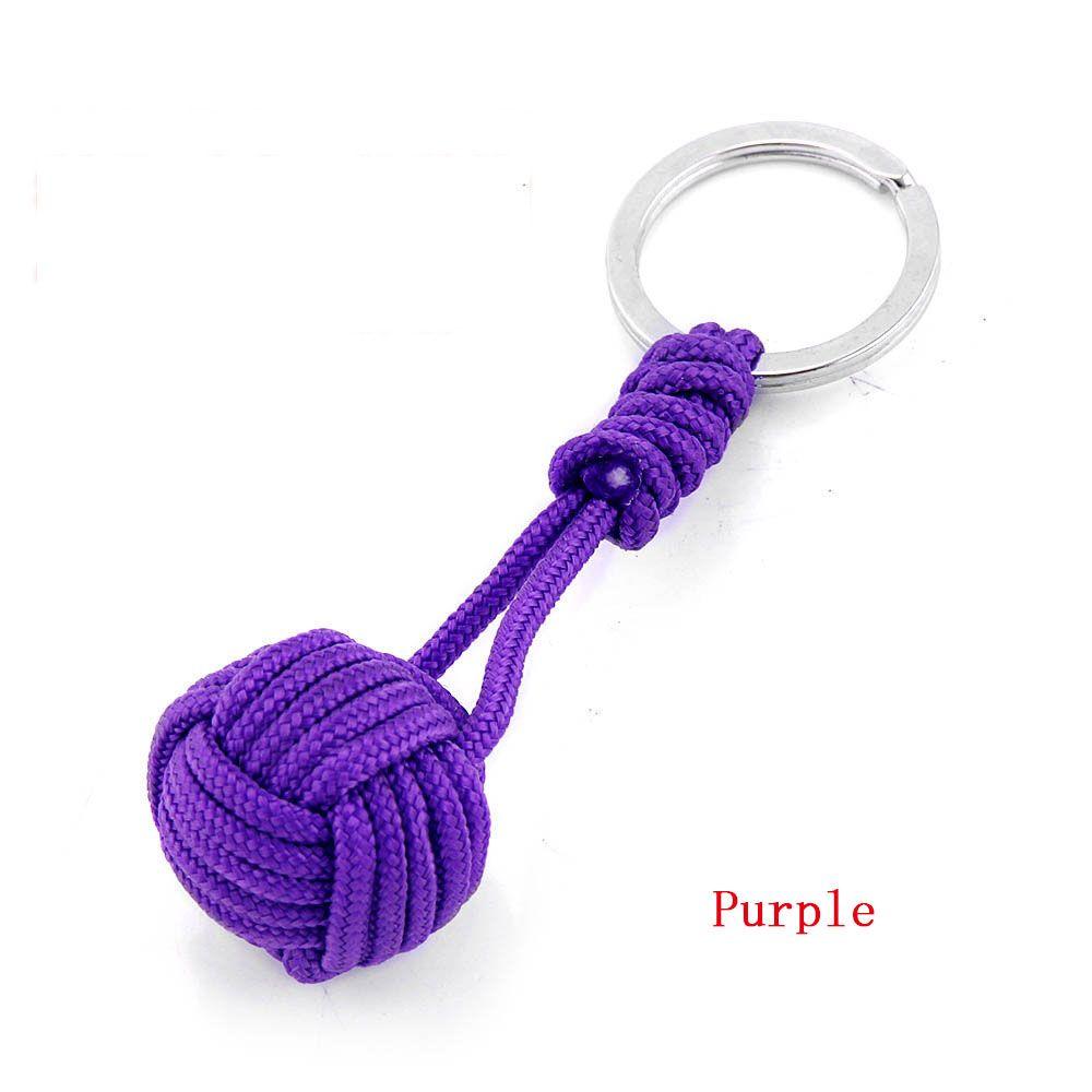 Men Parachute Rope Lanyard Jewelry Outdoor Survival Key Ring Fashion Accessories Keyfob Key Chain