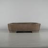 Used Tokoname Bonsai Pot by Nakano Gyozan | Medium Square Clay Pot | Approx. 32.7cm Long Side | Corner-In Design