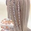 60pcs Hollow Out Hair Ring Dreadlocks Beads Hair Braid Rings Clips Dread Locks Hair Braiding Metal Decoration Hair Accessories