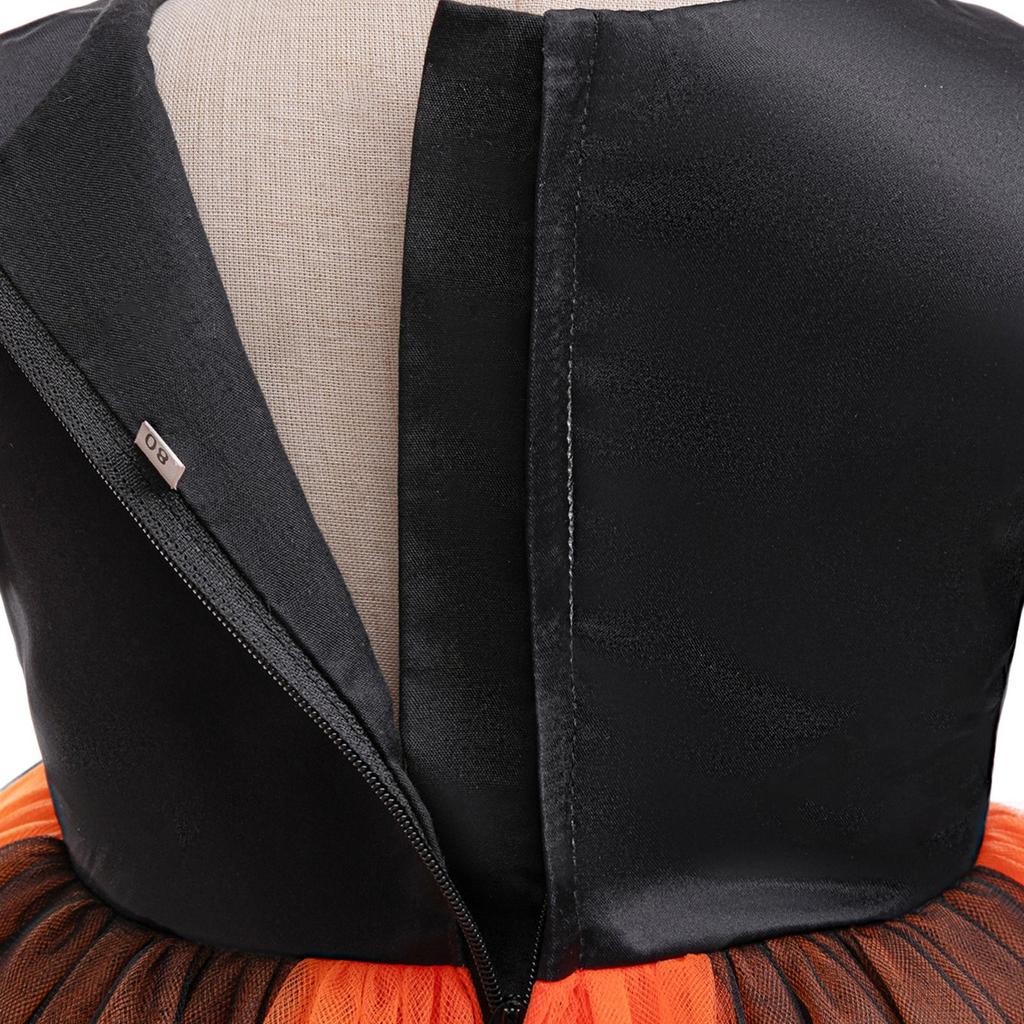 Хэллоуин Платье для девочек с принтом Платье для ролевой игры Ведьмы Косплей Костюм Маскарадный костюм