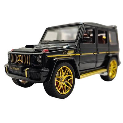 Mercedes-Benz G-Wagen 1:Литой металлический модельный автомобиль в масштабе 24 - Черный