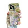 Креативный чехол для телефона с волнистым цветочным узором для iPhone 17 Pro Max, Защитные чехлы для iPhone 14-16, Мультяшный дизайн.