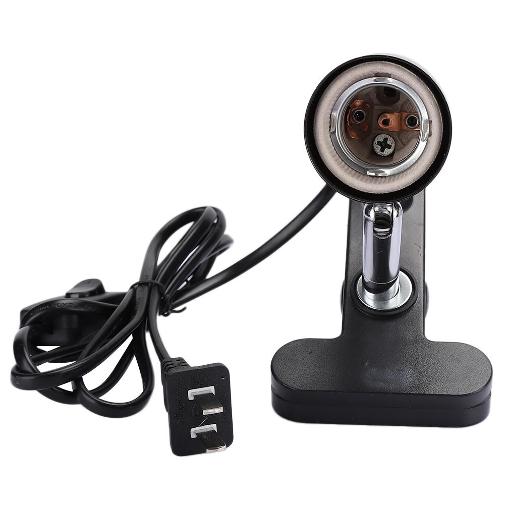 Короткая трубка с вращением на 360 градусов, светильник для рептилий, опора для обогрева, кронштейн для лампы, подставка CN220V