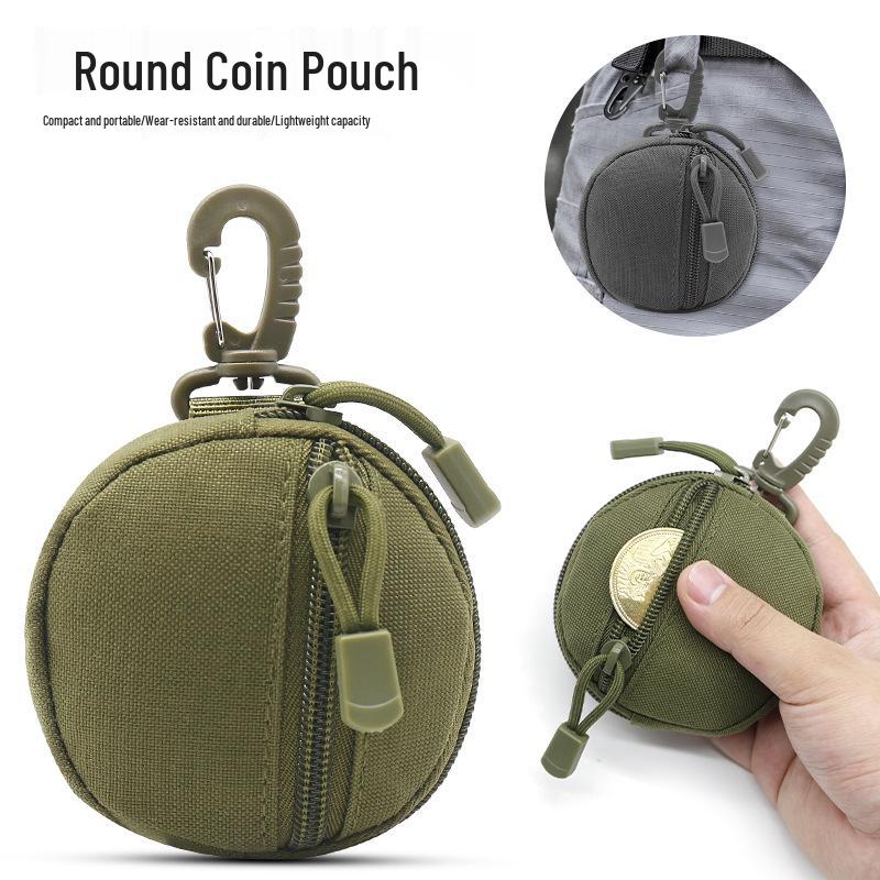 Multifunctional Outdoor Tactical Zipper Earphone and Coin Purse