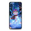 Рождественский снеговик Мягкий ТПУ Для Realme 13 12 11 10 9 Pro Plus GT3 GT2 C21 C25 C35 C53 C55 C67 Pro 5G Чехол для телефона Обложка Fundas Сумки