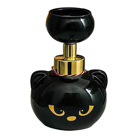 1/2/3 шт. Дозатор пены для мыла в форме кошки, дизайн черного котенка, многоразовый дозатор для мыла, декор для ванной комнаты для любителей кошек