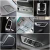 For Skoda Karoq 2017- Inner Door Handle Steering Wheel Read Light Armrest Window Lift Switch Button Trim Modify Frame