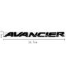 QLN2 Honda Avancier 3D Metal Car Sticker Side Fender Badge Styling Rear Trunk Emblem Decals 2015-2025 Exterior Accessories