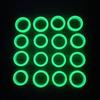 10 Pcs Fashion Resin Luminous Ring Rings Minimalist Aesthetic Finger Rings Simple Candy Color Stackable Ring Jewelry
