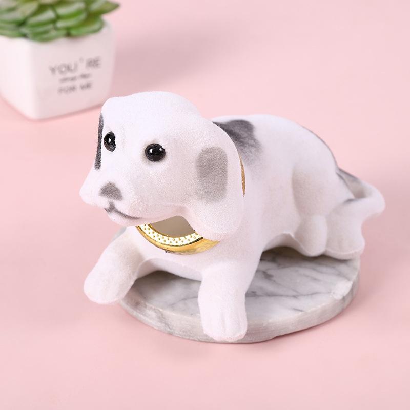 Car Shake Head Dog Ornaments Cute Nodding Decoration Gift For Car Interior Home Room Auto Accessories