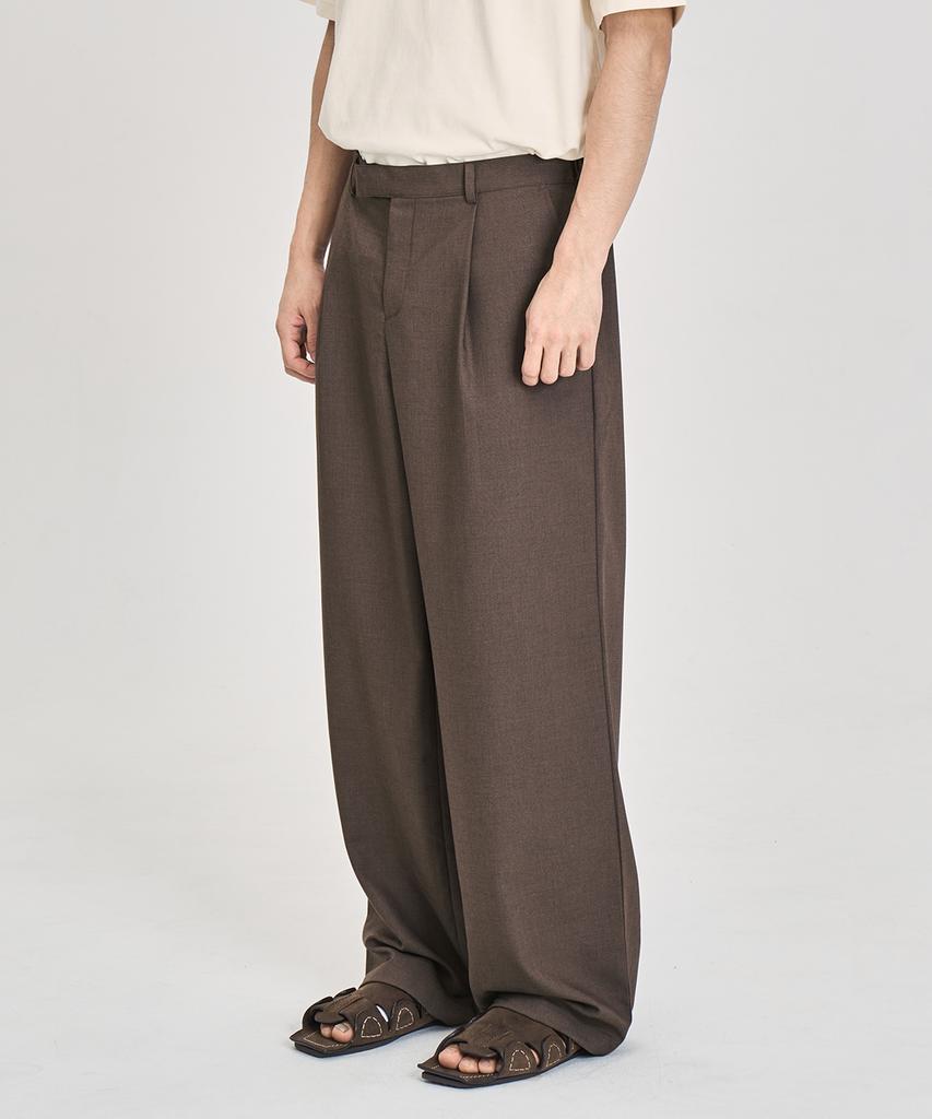 PRAIRIE Airflow Loose Fit Slacks (Brown)