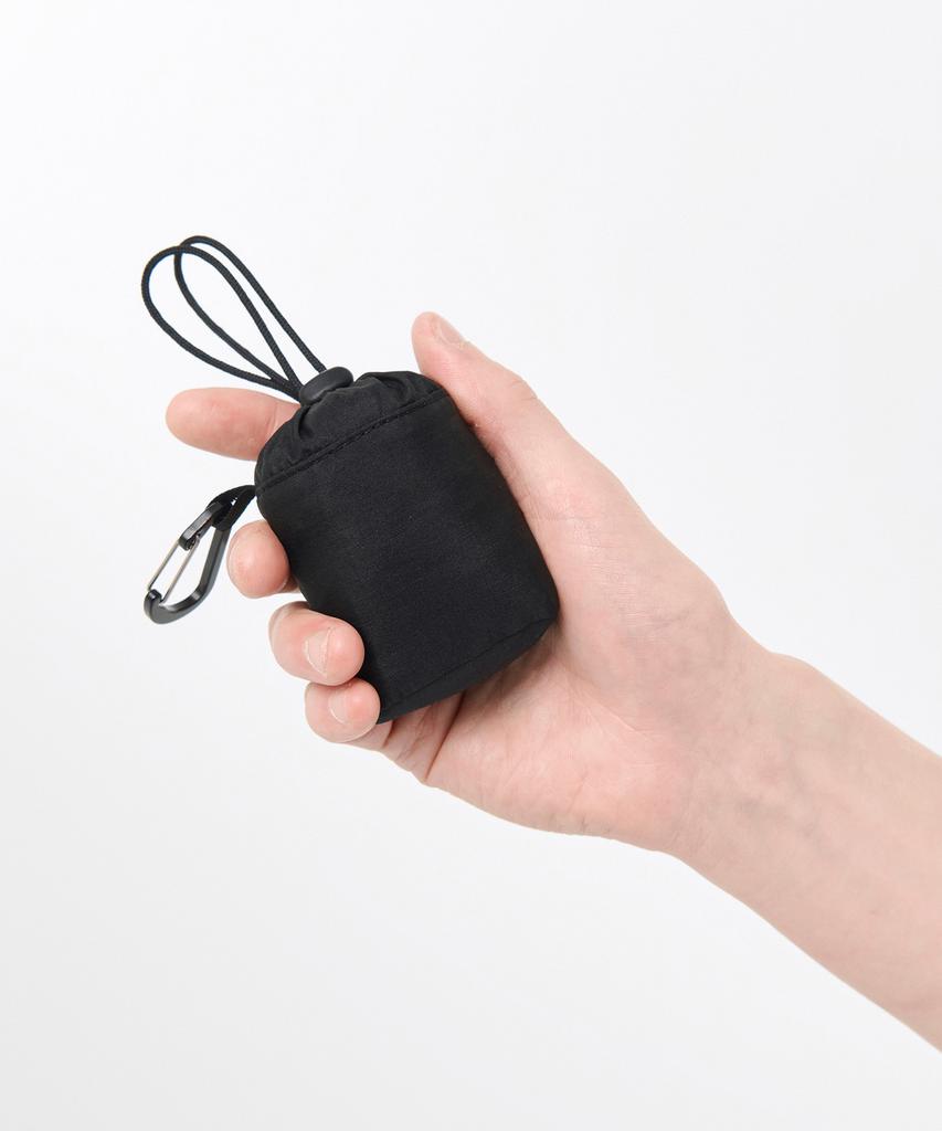 Musinsa Standard Crinkle Micro Packable Shoulder Bag [Black]