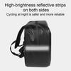 Сумка для мотоцикла на спинку 9 л, большая вместимость, водонепроницаемая, светоотражающая, для езды на велосипеде по шоссе, горному велосипеду, сумка-органайзер для хранения электровелосипеда сзади