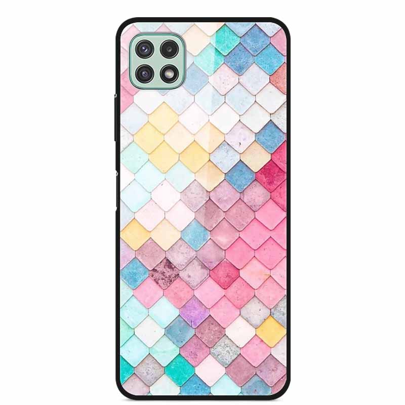 For Samsung Galaxy Wide5 Case Tempered Glass Hard PC Phone Back Cover for Galaxy Wide 5 Bumpers Cases Shell Coque 6.6'' SM-E426S