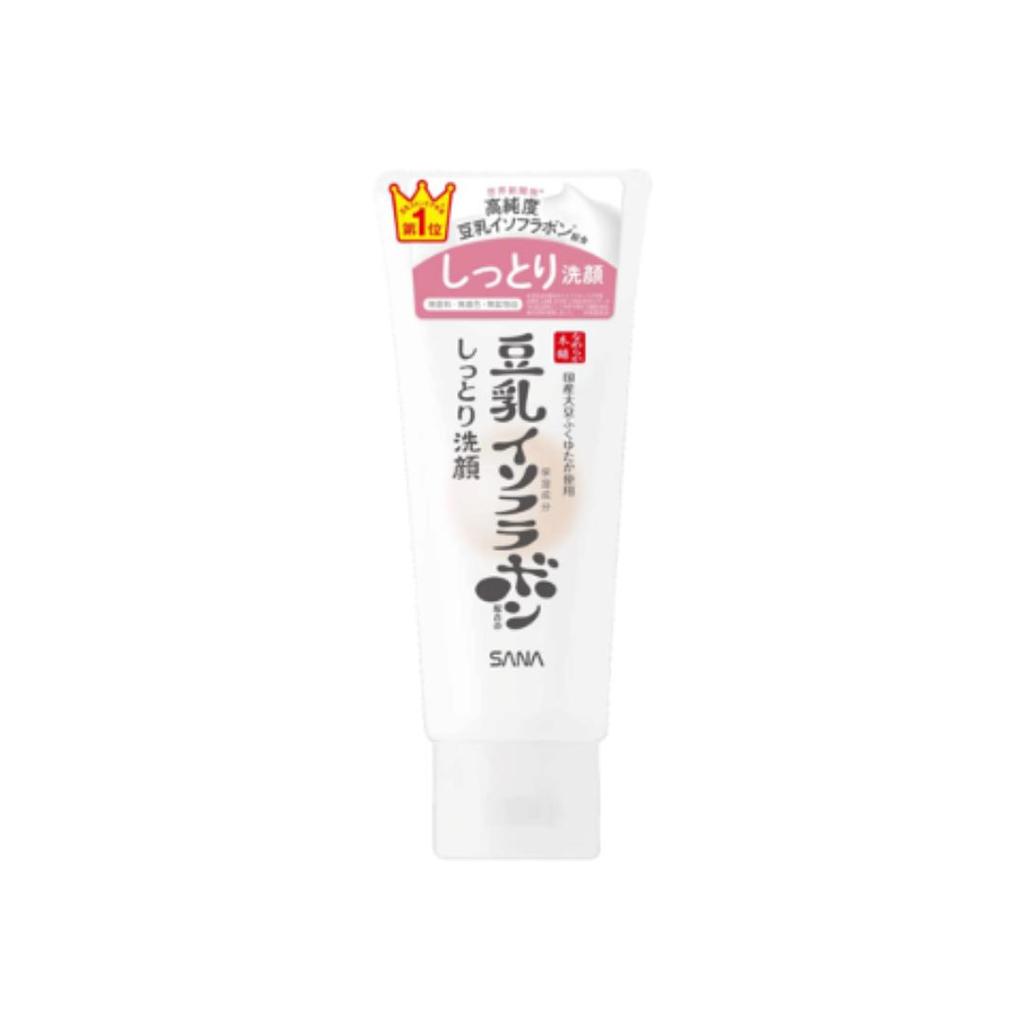 SANA Nameraka honpo Соевое молоко Изофлавоны Антивозрастная очищающая пенка 150г (Уход за порами / Увлажнение / Разглаживание)