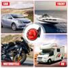 Universal Loud Car Horn 12V Electric Snail Train Horn Super Loud Waterproof Horns Siren for Motorcycle Car Truck SUV Boat