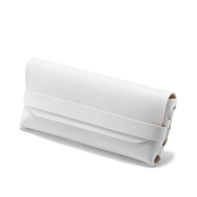 Мягкая кожаная сумка для очков, модный портативный футляр для солнцезащитных очков, упаковка, подарочная коробка, футляр для солнцезащитных очков, модная коробка с ремешком