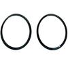 НОВЫЙ Для Cooper F55 F56 F57 2014-2021 Глянцевый черный/Посеребренный ободок-накладка вокруг фары 51137300631 51137300632