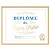 [A3451] - Multicolored 'Super Brother' Diploma Frame - 25x20 Cm