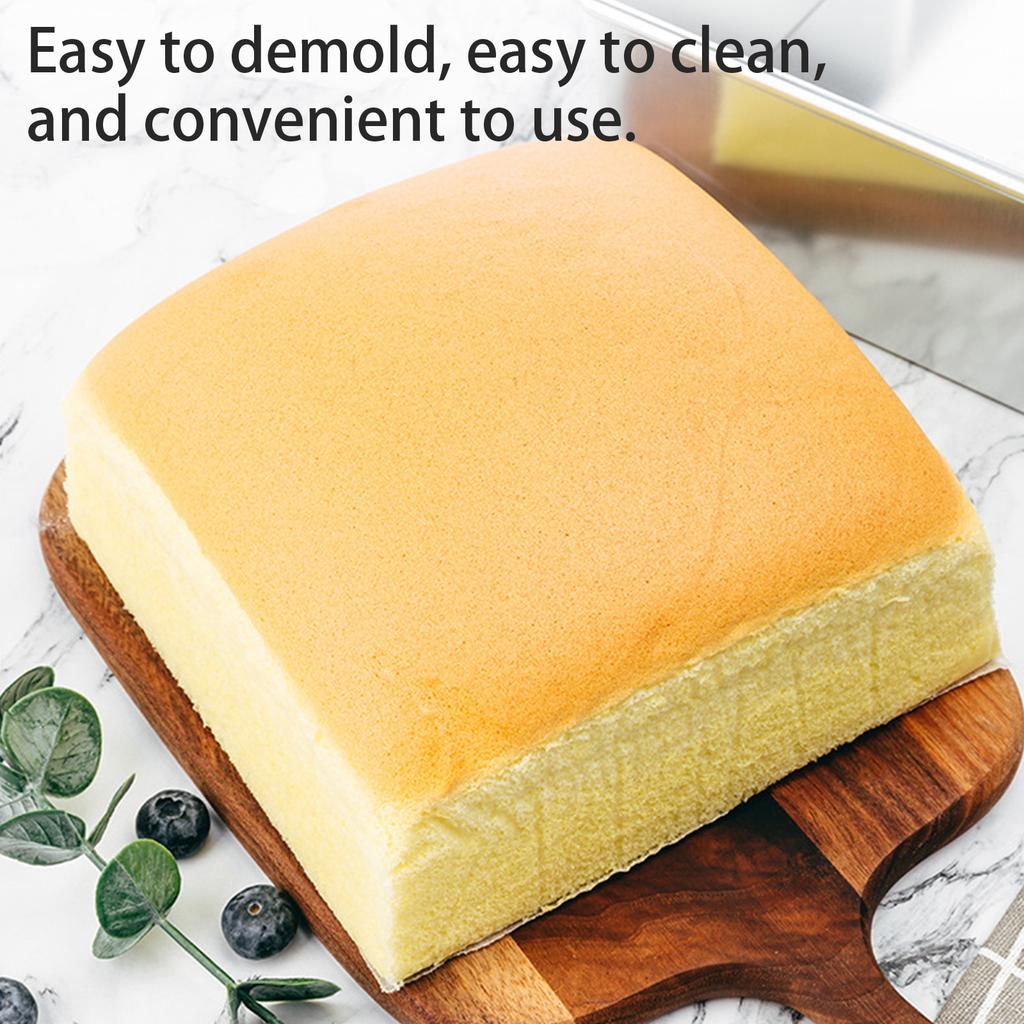 Высококачественное квадратное кольцо для торта из алюминиевого сплава со съемным дном. Прочное кольцо для выпечки мусса и пирожных.