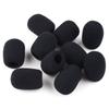 Headphone Replacement Microphone Sponge Black Windshield 30 X 8 Mm Set of 10