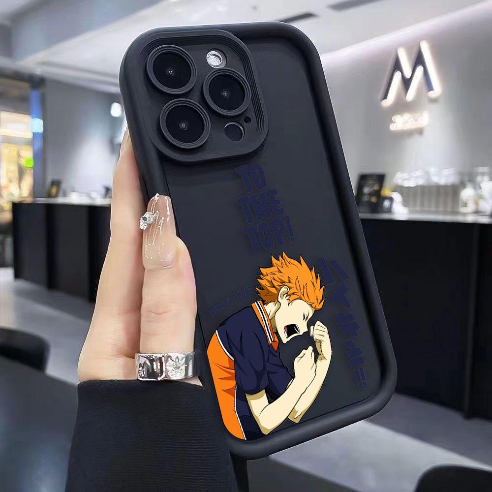 H-Haikyuu Школьный Волейбол Чехол для Телефона Для iPhone Apple 17 AIR 16 16E 11 12 13 14 15 XR Plus Pro Max Чехол Своими Руками Ударопрочный Чехол