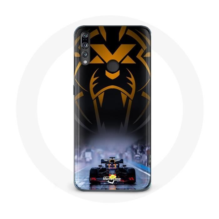 Coque - MANIACASE - Huawei p30 - Formule 1 - Sebastian Vettel - Noir