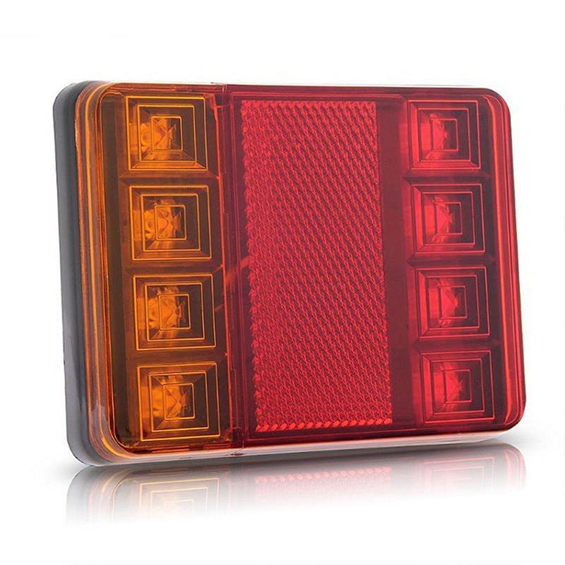 Водонепроницаемый 8 светодиодных фонарей для прицепа, задний фонарь, 12 В постоянного тока, автомобиль, грузовик, лодка, фургон