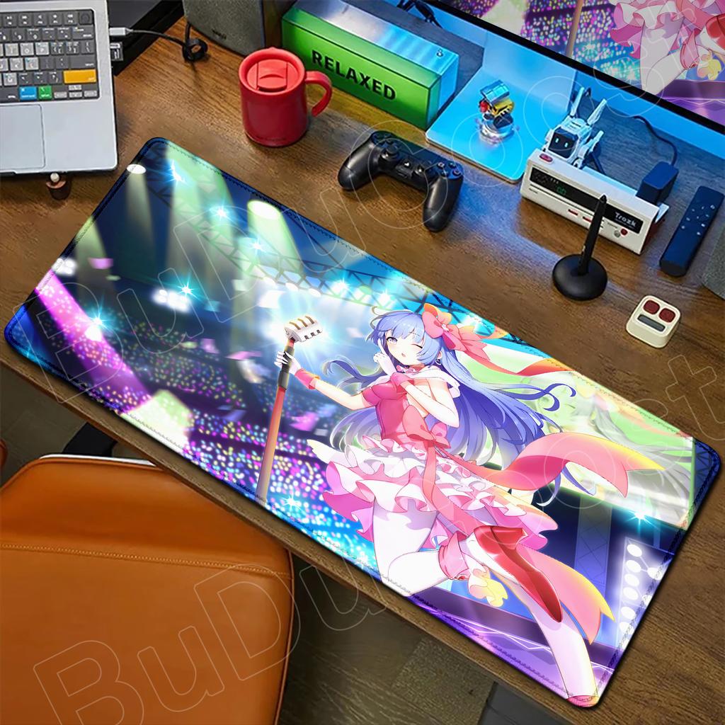HD Милая Девушка Большой Коврик для Мыши Аниме Date A Live Коврик для Мыши Ноутбук Игровые Аксессуары Клавиатура Рабочий Стол Токисаки Куруми Тока Ятогами