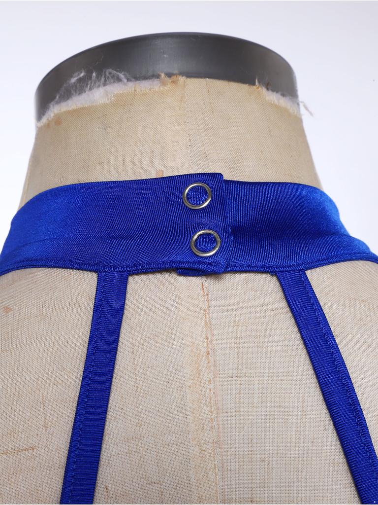 Женский костюм для латиноамериканских танцев без рукавов с открытой спиной, с цветными блоками, блестящими пайетками и кисточками, купальник