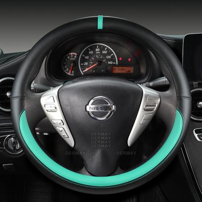 Для Nissan Versa Sedan C11 N17 E12 N18 Versa Note Nissan Almera из искусственной кожи, автомобильный чехол на руль, автоаксессуары