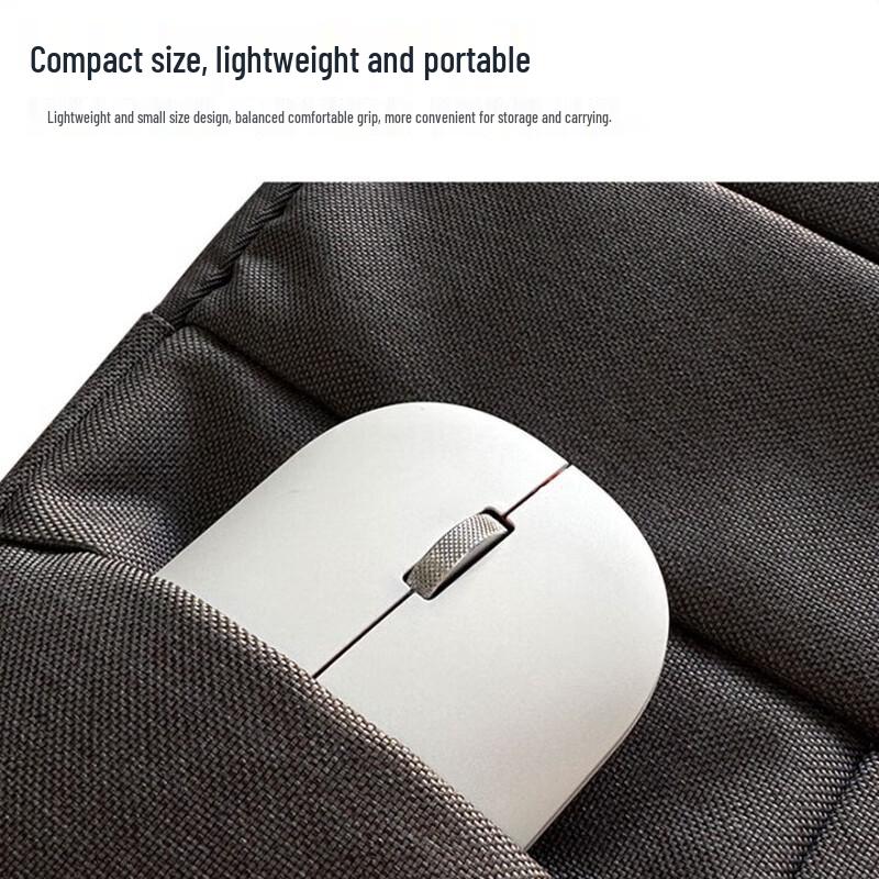 Lenovo MD21 Беспроводная Bluetooth-мышь с двумя режимами, перезаряжаемая, эргономичная