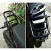 Black Motorcycle Tail Luggage Rack Tool Box Bag Mounting Bracket Seat Extension