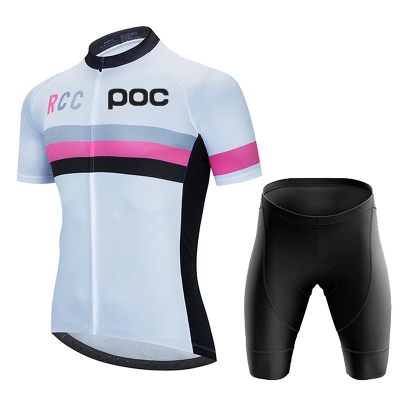 Rcc Poc Cycling Jersey Set Zomer Heren Fietskleding Mountainbike Kleding Mtb Fiets Rijkleding Fietspak 003