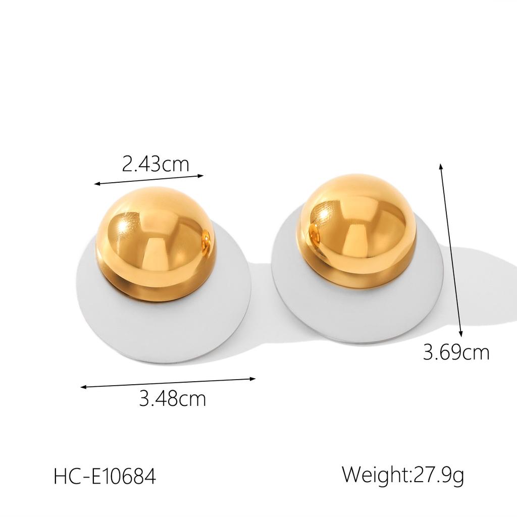 Женские серьги из нержавеющей стали с блочной расцветкой в золотом и серебряном цветах, гладкая геометрическая текстура, солнечная пентаграмма, европейский и американский дизайн, ювелирный подарок