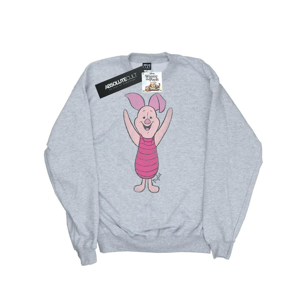 Disney Mens Winnie The Pooh Classic Piglet Sweatshirt