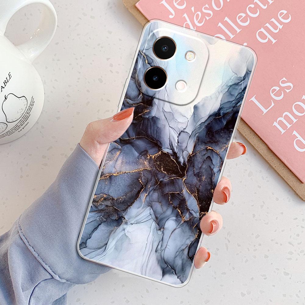 For Vivo Y28 5G 4G Case For Vivo Y36i 5G Cover Bumper Shockproof Clear Soft Silicone TPU Phone Case for Vivo Y36 Y28 Y36i Fundas