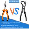 Exhaust Hanger Removal Tool,Rubber Bracket And Exhaust Hanger Separation Exhaust Pliers,Compatible With All Exhaust Rubber Hangers