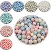 Товары для вечеринки, бусины ярких цветов, 20 шт./40 шт., свободные шарики, бусины-разделители 8 мм/10 мм, акриловые круглые бусины для изготовления ювелирных изделий, ожерелья, браслета своими руками