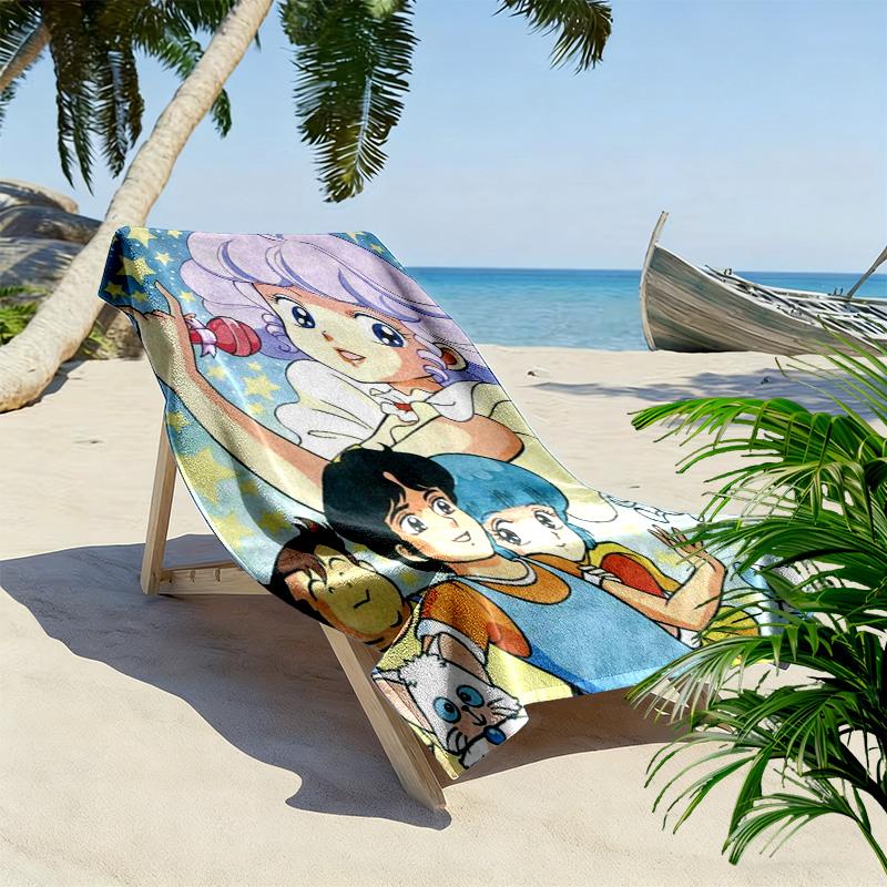 the Magic Angel 2D Flat Print Beach Towel, Large Soft Quick Dry Towel for Beach Camping Swimming.NSTJ0928190