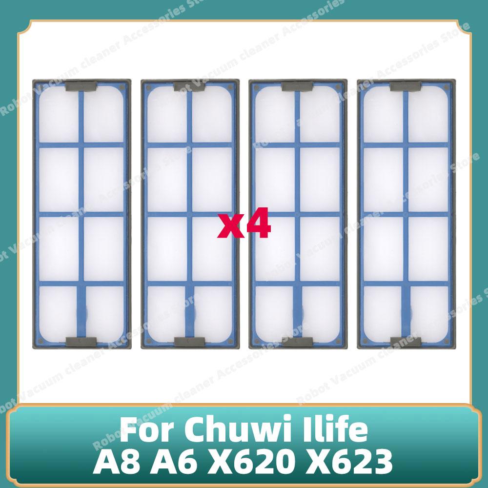 Совместимо для робота-пылесоса Chuwi Ilife A8 A6 X620 X623 Основная боковая щетка первичный фильтр аксессуары сменные детали