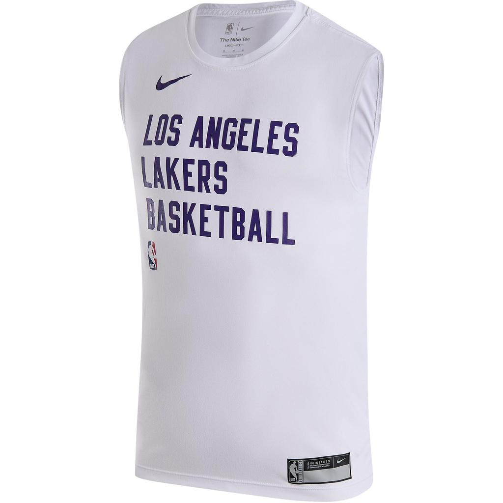 Nike Letter Print Quick-Dry Sleeveless T-Shirt Men Tops White HF7458-100